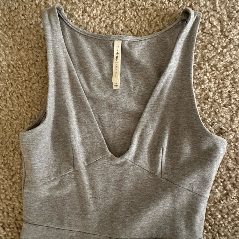 One piece artzia grey bodysuit